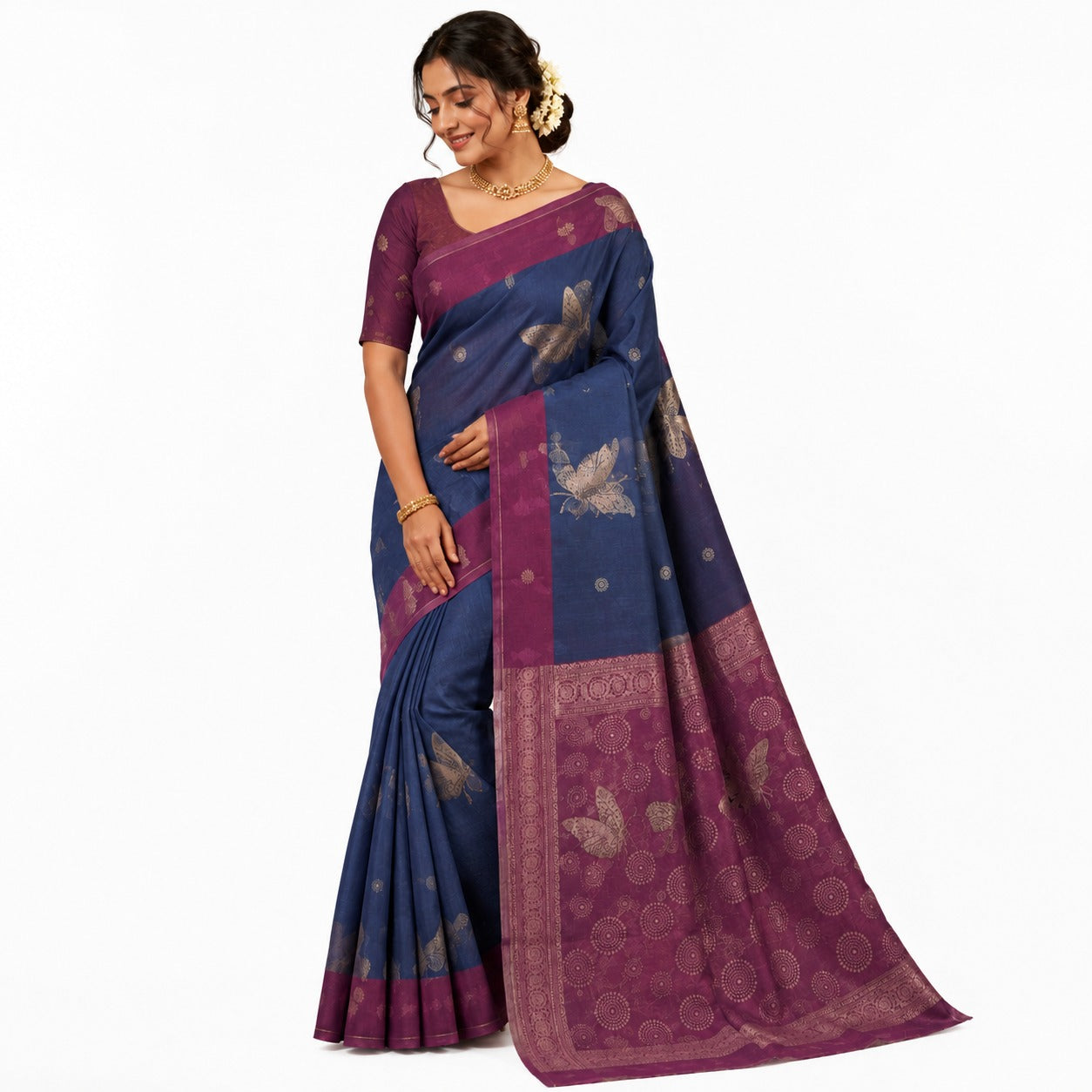 SEMI TUSSER SAREE