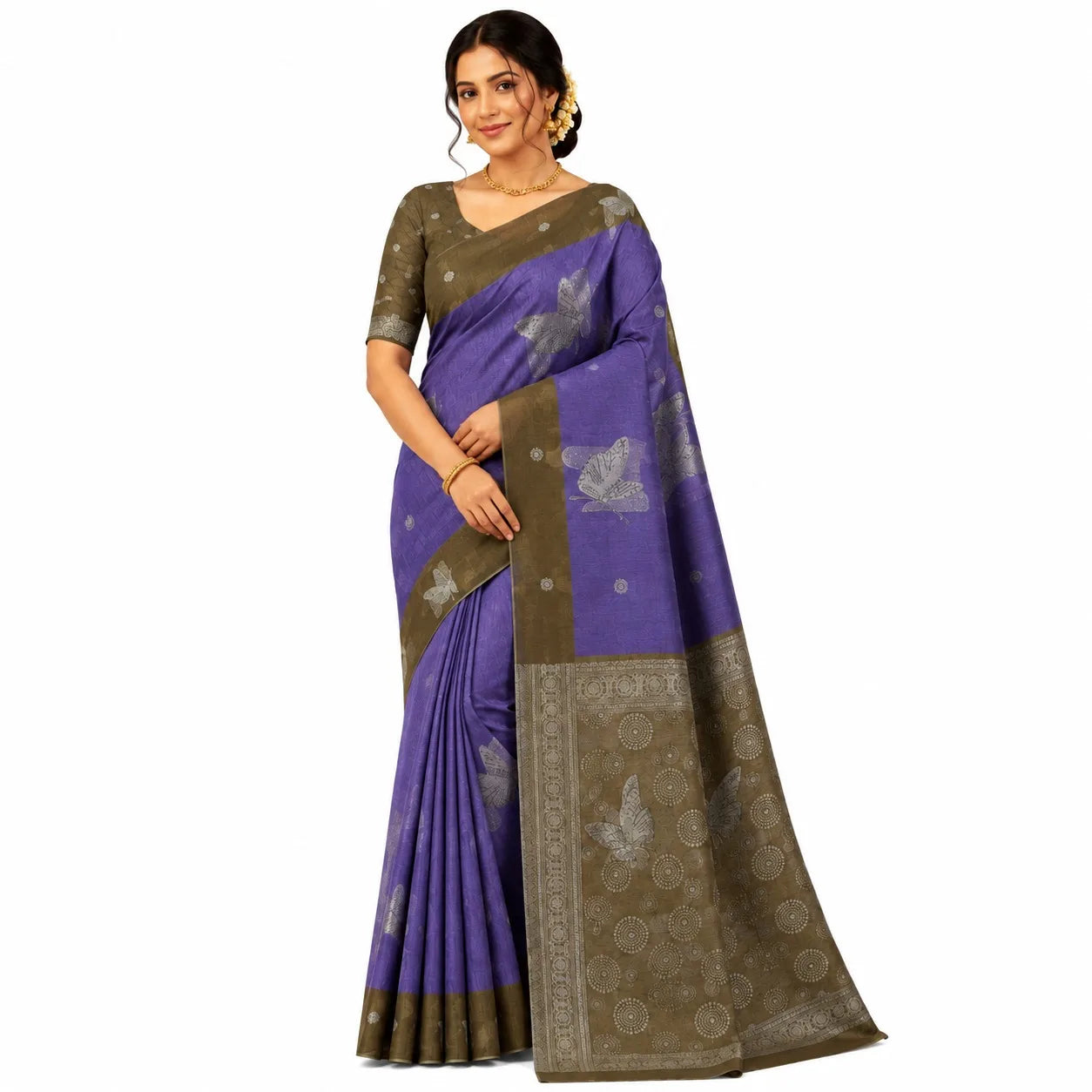 SEMI TUSSER SAREE