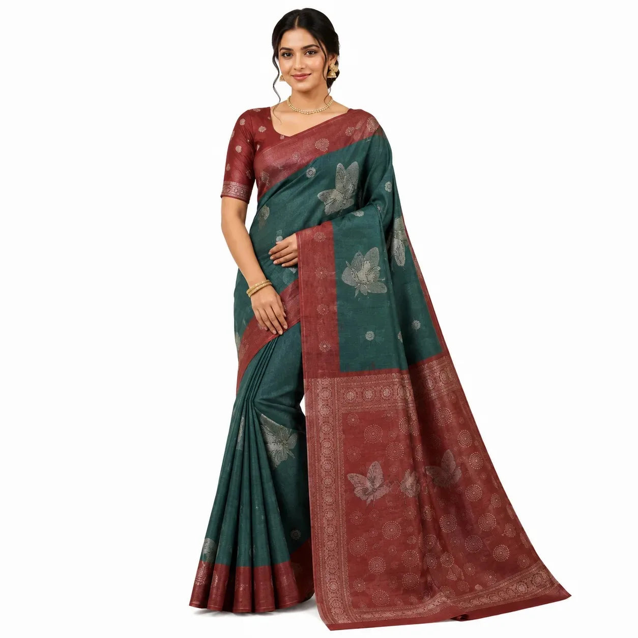 SEMI TUSSER SAREE