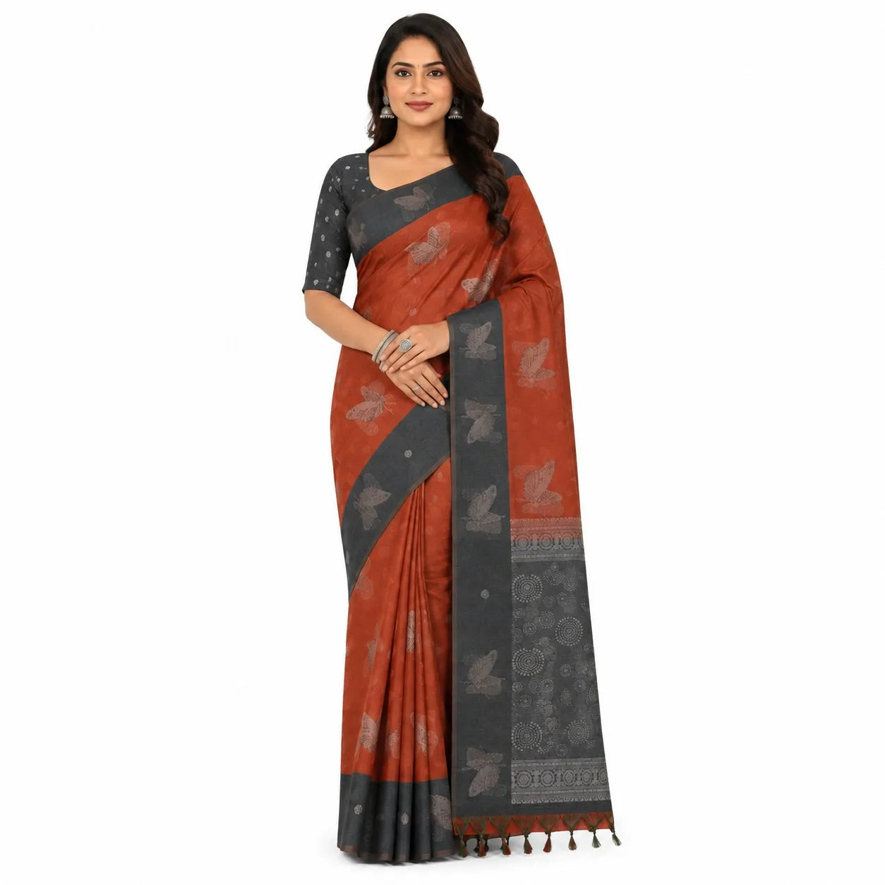 SEMI-TUSSER SAREE