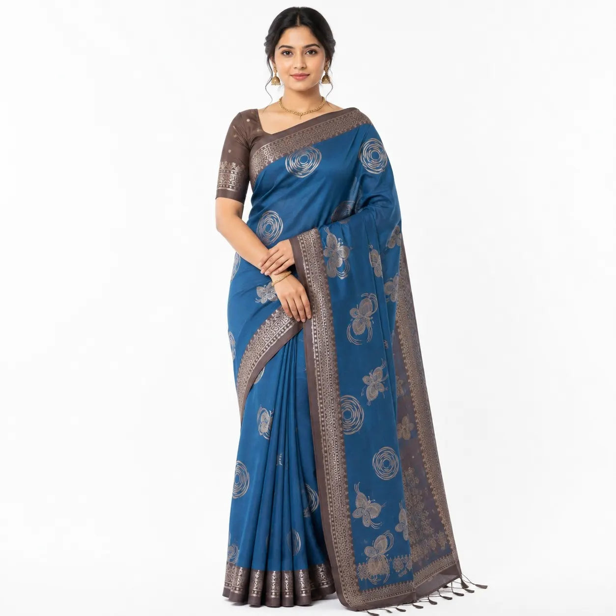 SEMI-TUSSER SAREES