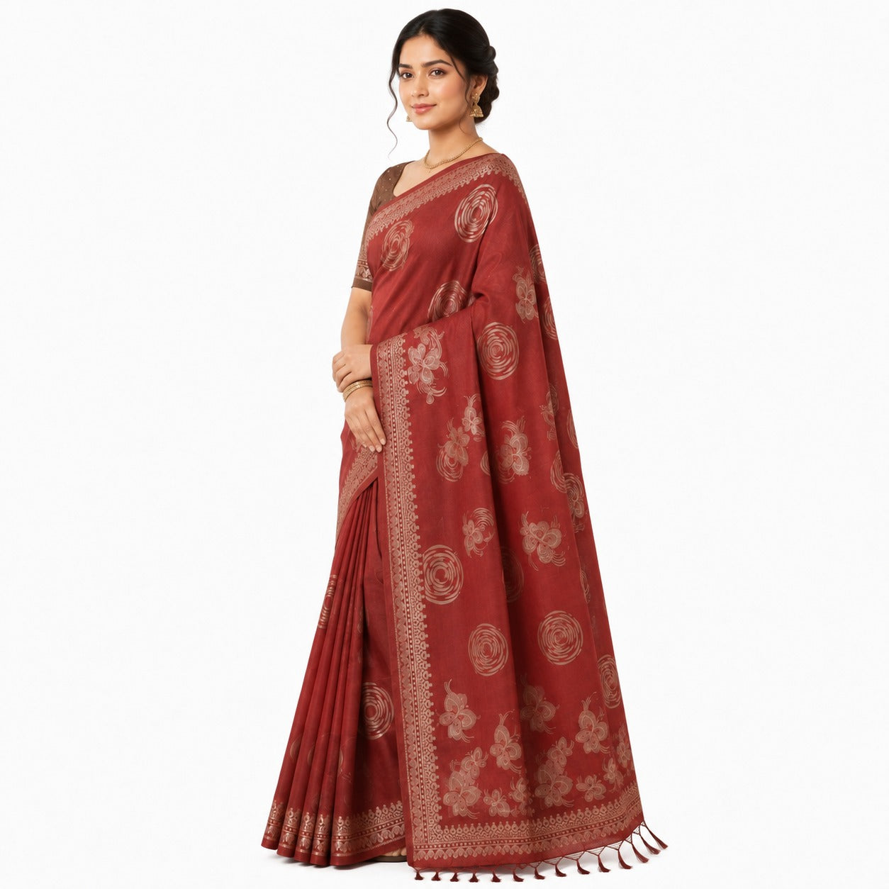 SEMI-TUSSER SAREE