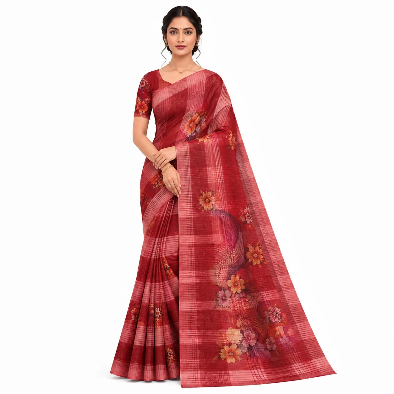 SYNTHETIC SAREES